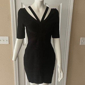VENUS BANDAGE DRESS WITH ZIP ON THE BACK SIZE S